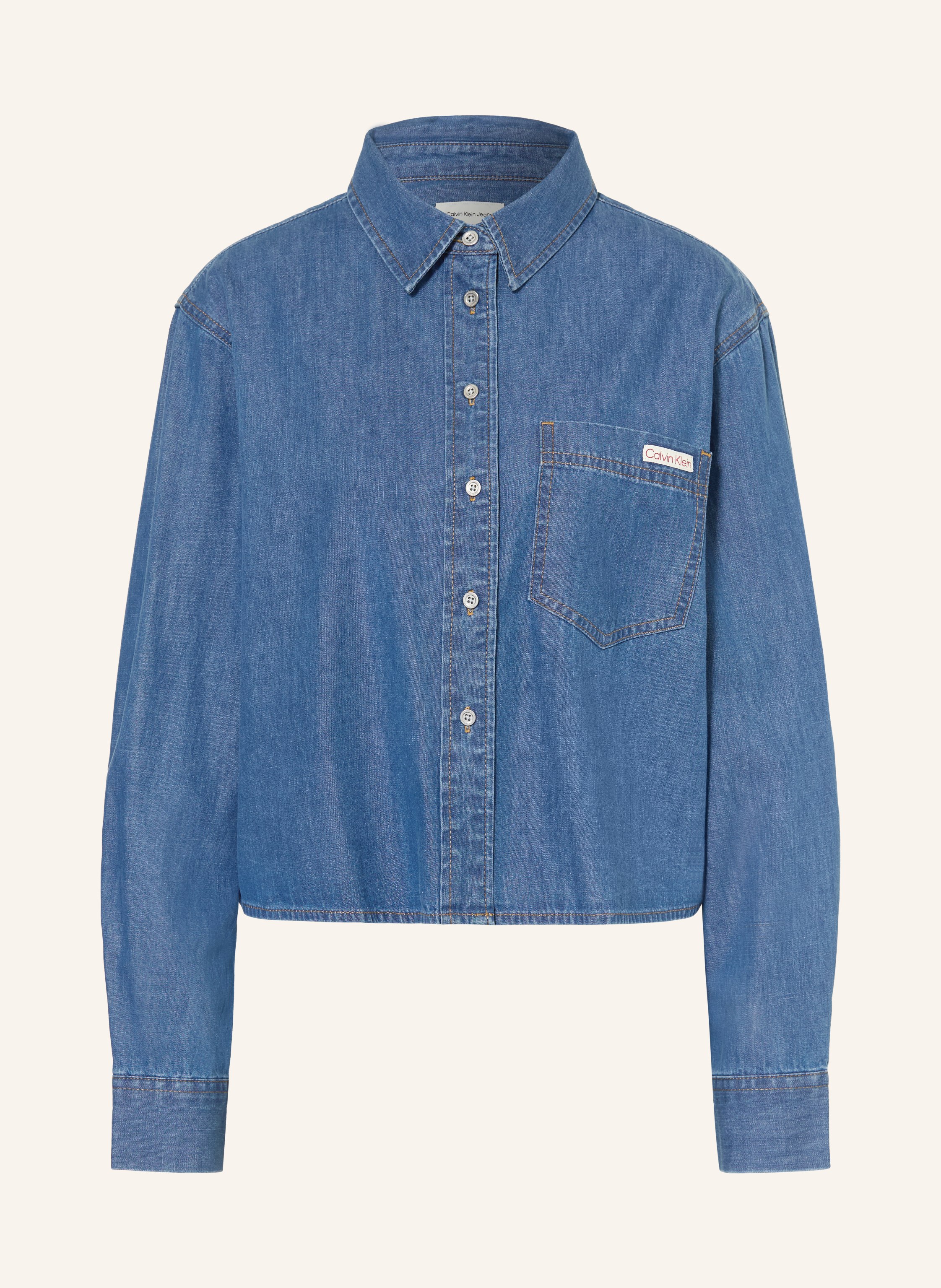 Calvin Klein Jeans Hemdbluse in Jeansoptik