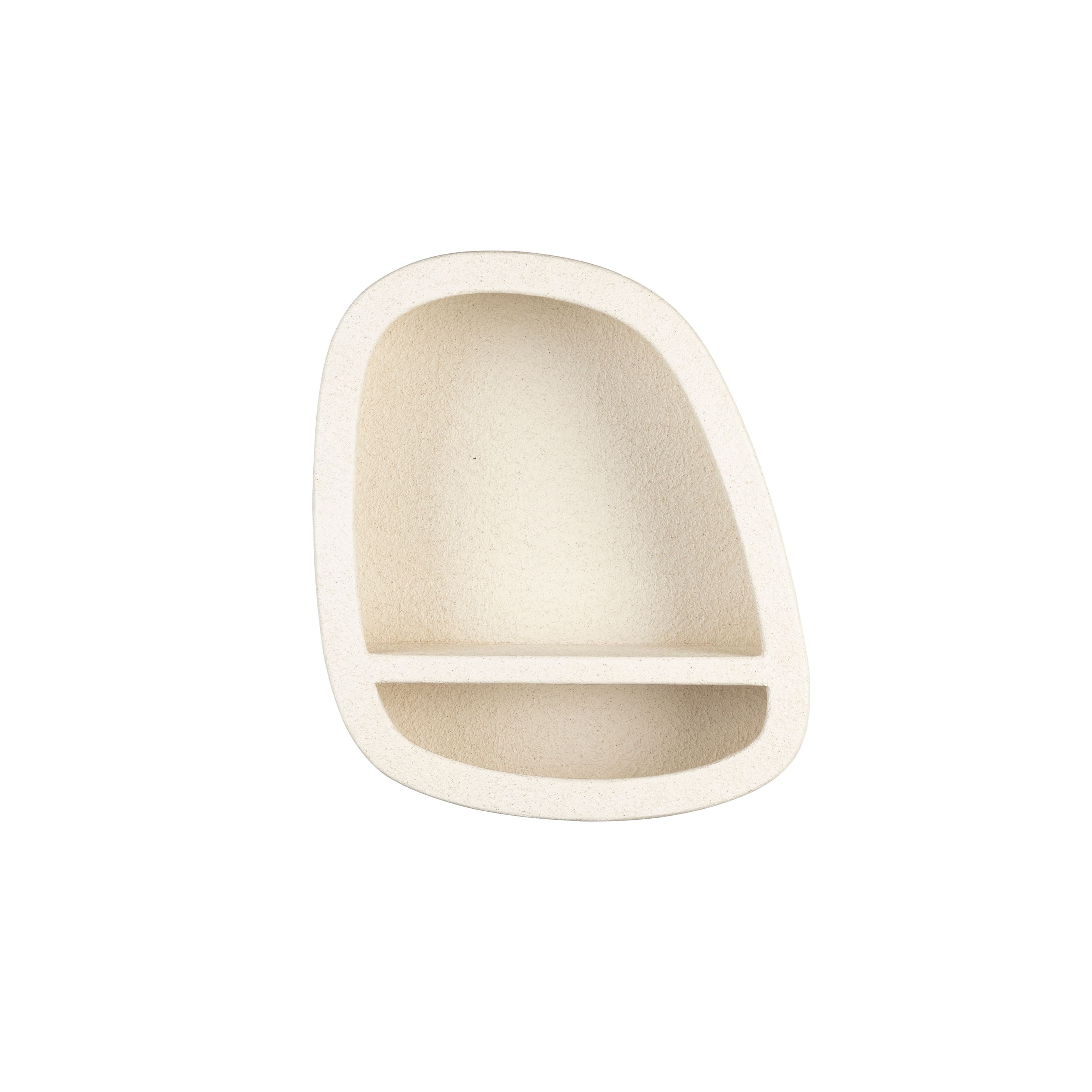 Dutchbone Veda Wandkast 1 Plank Laag Gerecycled marmer Beige