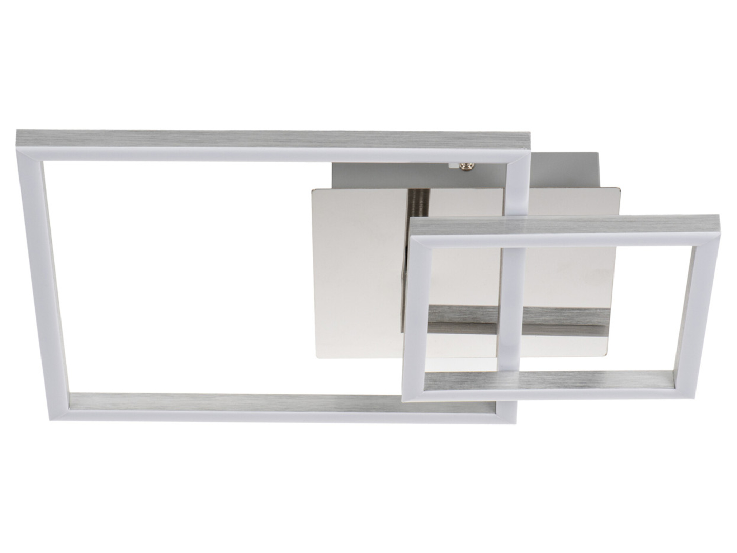 Lampa sufitowa KB Delid LED 2-punktowa aluminiowa biała