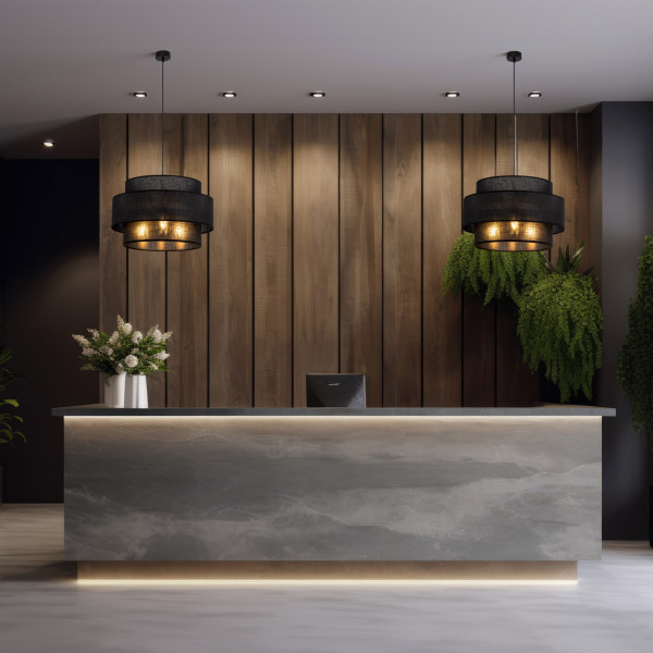 Calisto black lampa wiszaca 3500