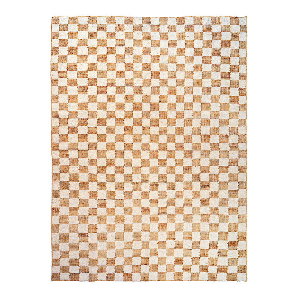 Ferm Living Wool Jute Vloerkleed 140 x 200 cm - Off-White/Natural