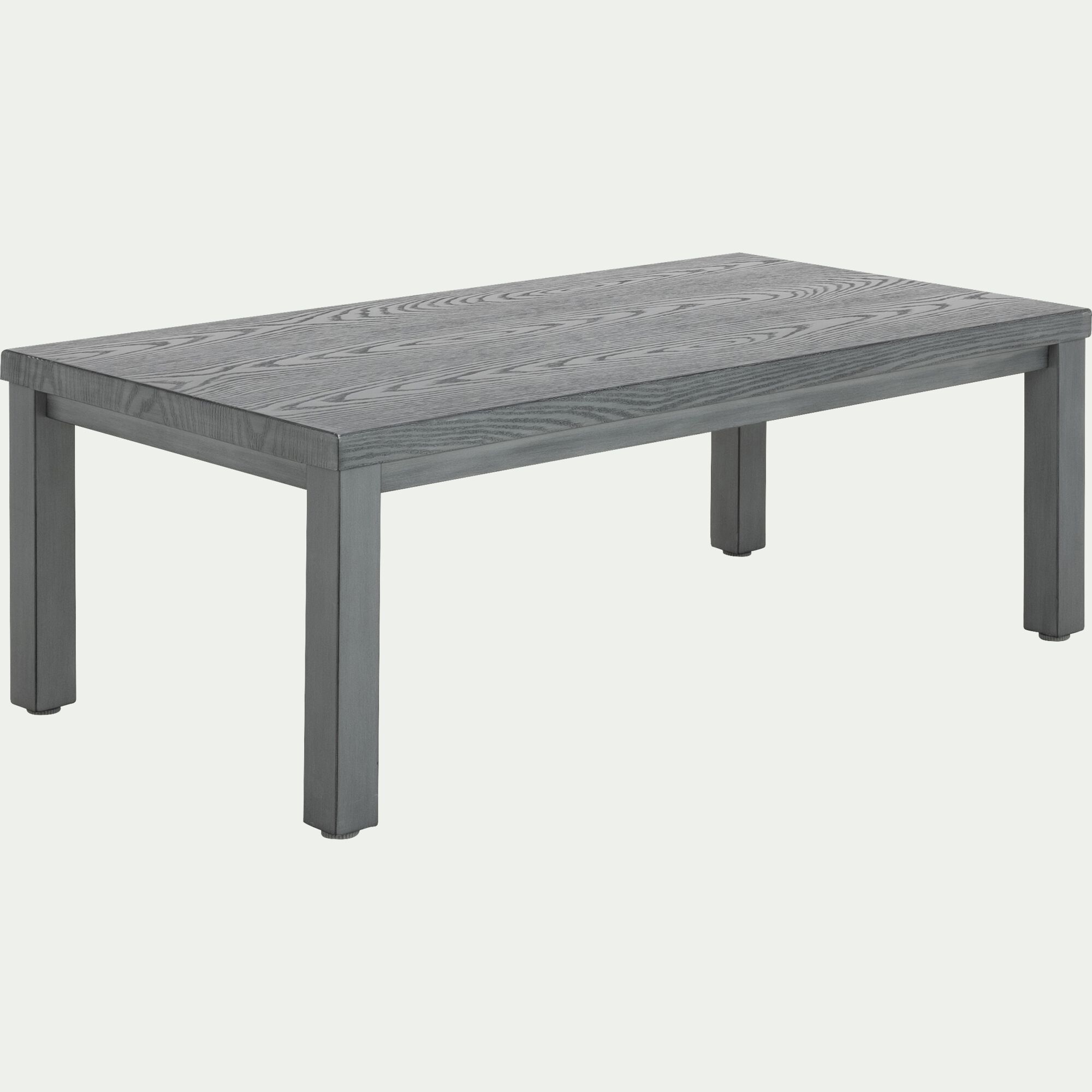 CAGLIARI - Table basse de jardin rectangulaire en aluminium - gris
