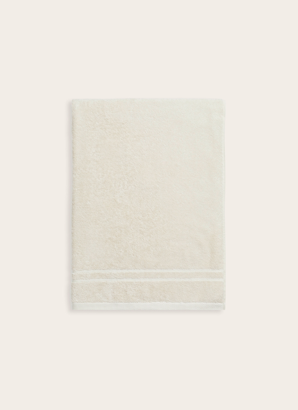 DRAP DE BAIN CHINÉ EN COTON BIO NATUREL