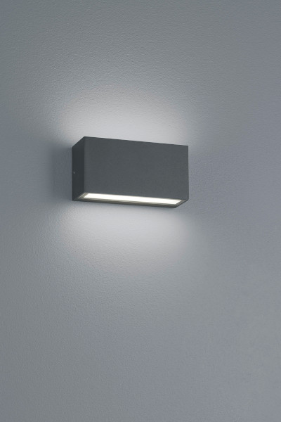 Kinkiet zewnętrzny TRENT 3000K antracyt LED 1x10W 800lm IP65 Trio
