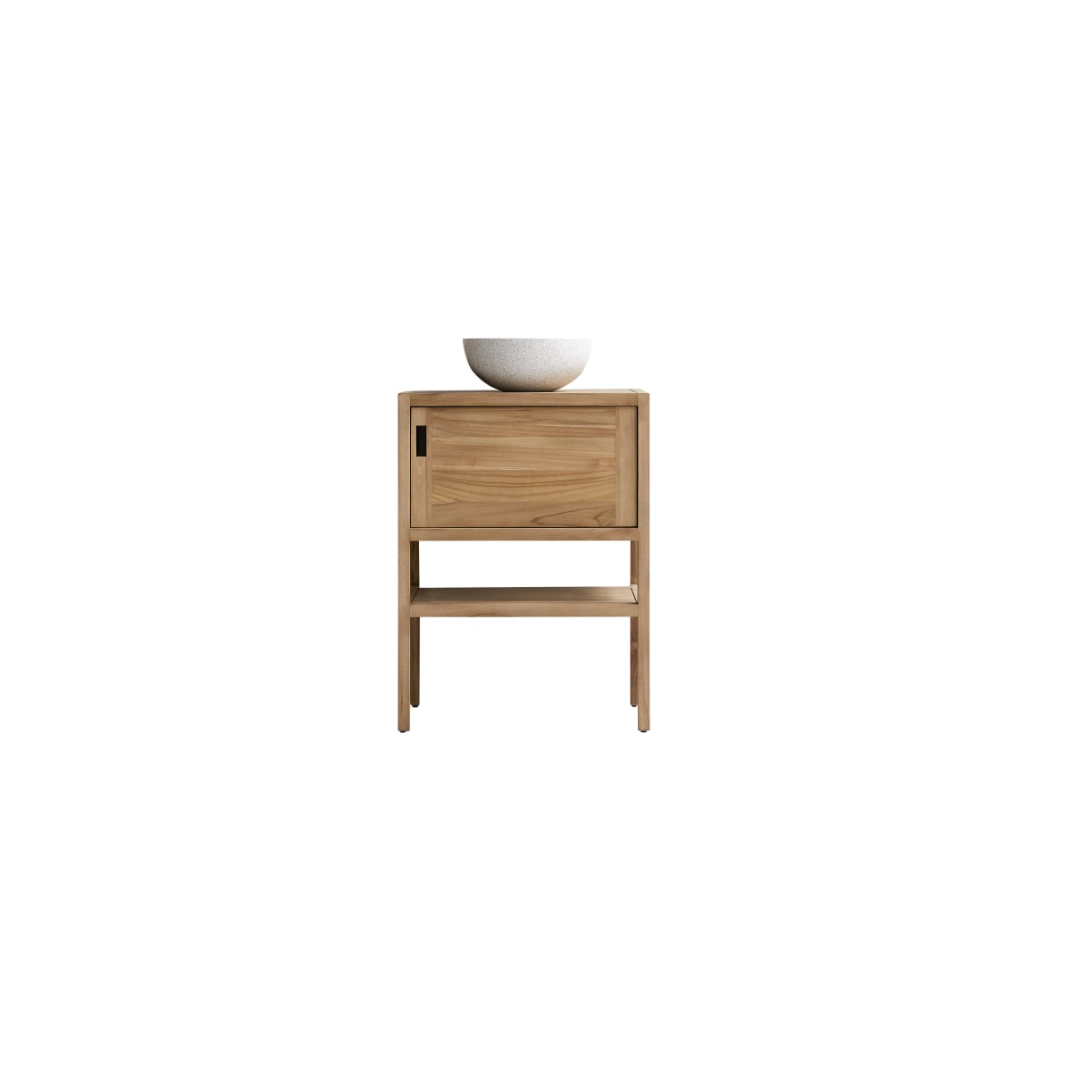 Tikamoon Massief teakhouten wastafelmeubel 60 cm - Naturel