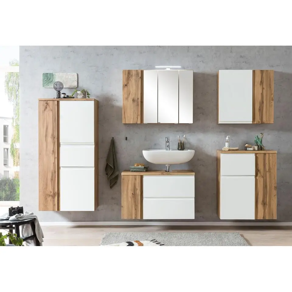 Middelgrote opbergkast Varese - 65 x 35 x 130 cm - Wit