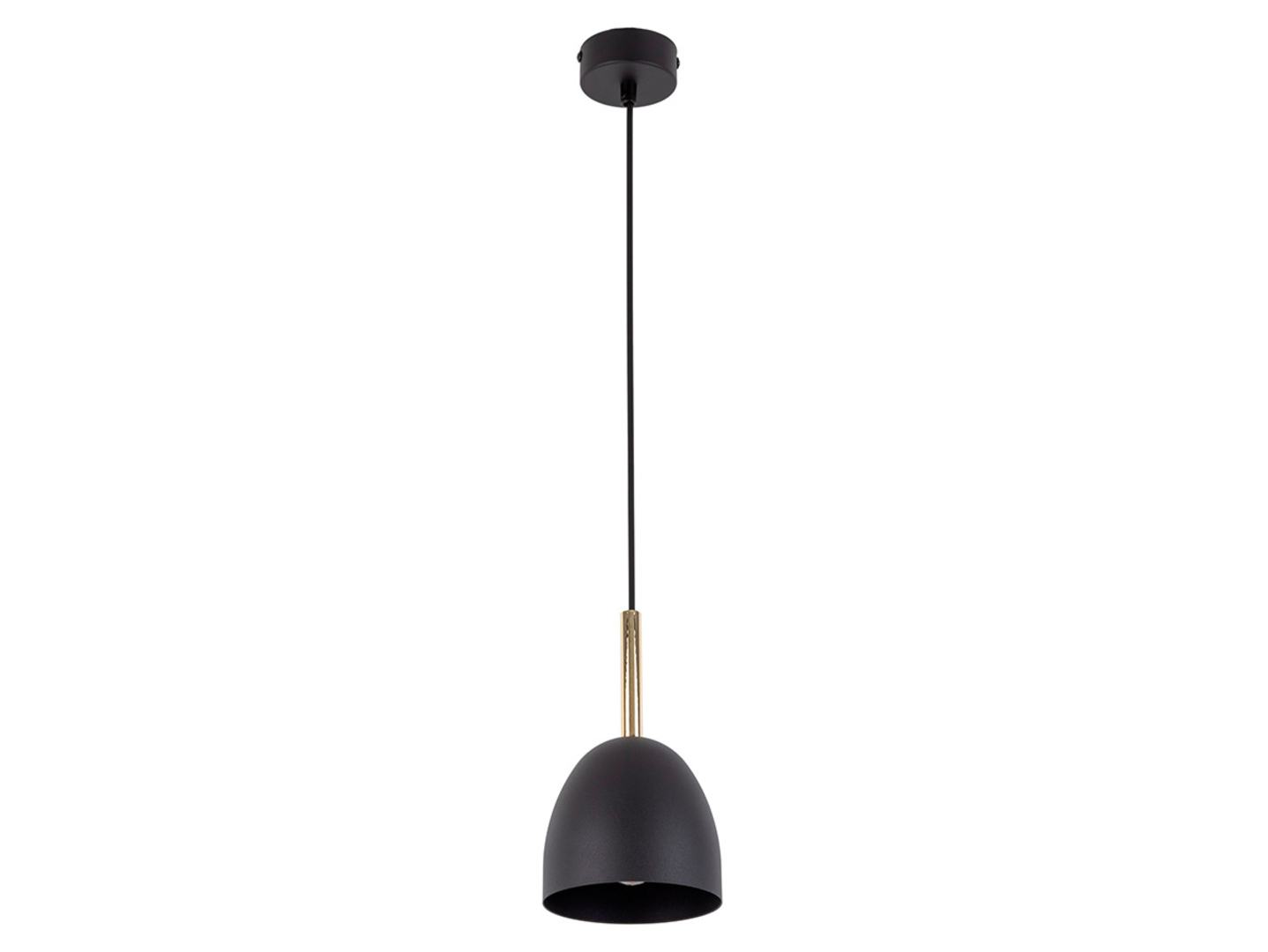 Lampa wisząca Nord metalowa czarna