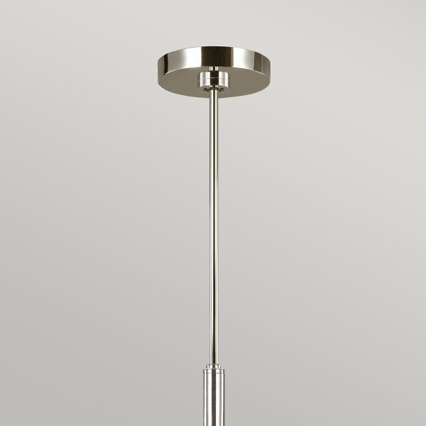 Żyrandol polerowany nikiel Brianna 6xE14x60W wym:194x61x61 Feiss
