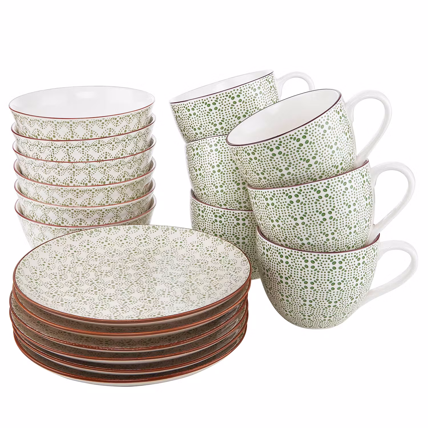 RETRO Frühstücks-Set 18-tlg.