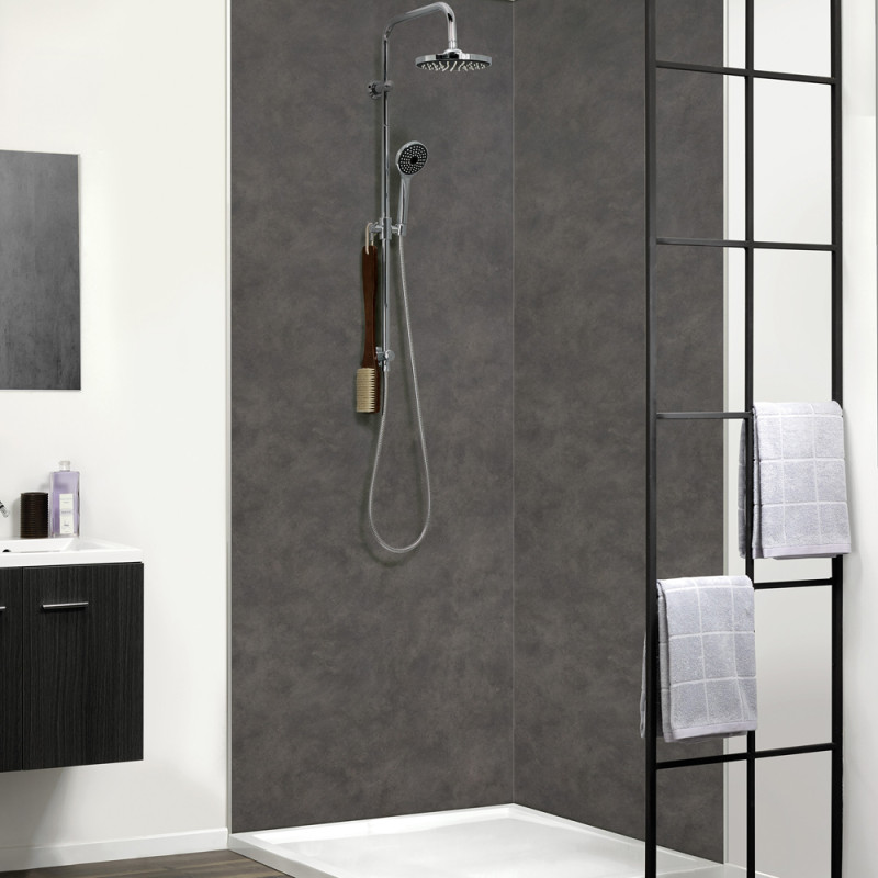 Panneau de douche en PVC Mystique 260 x 90 cm 2 pièces DUMAWALL XL