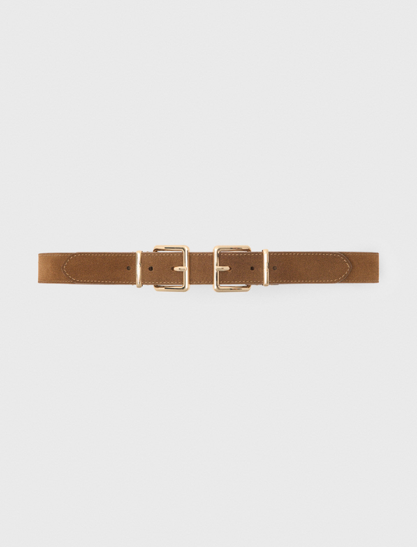 Ceinture suède avec double boucles