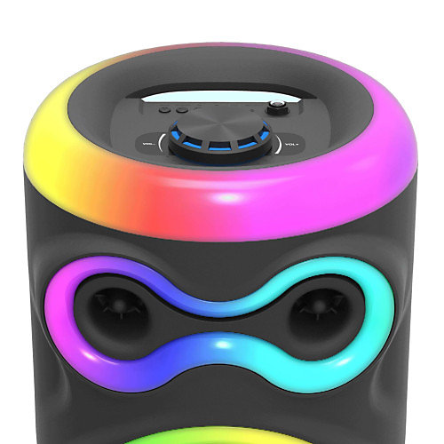 Enceinte lumineuse Bluetooth KARAOKE 1000W FIREBOOST