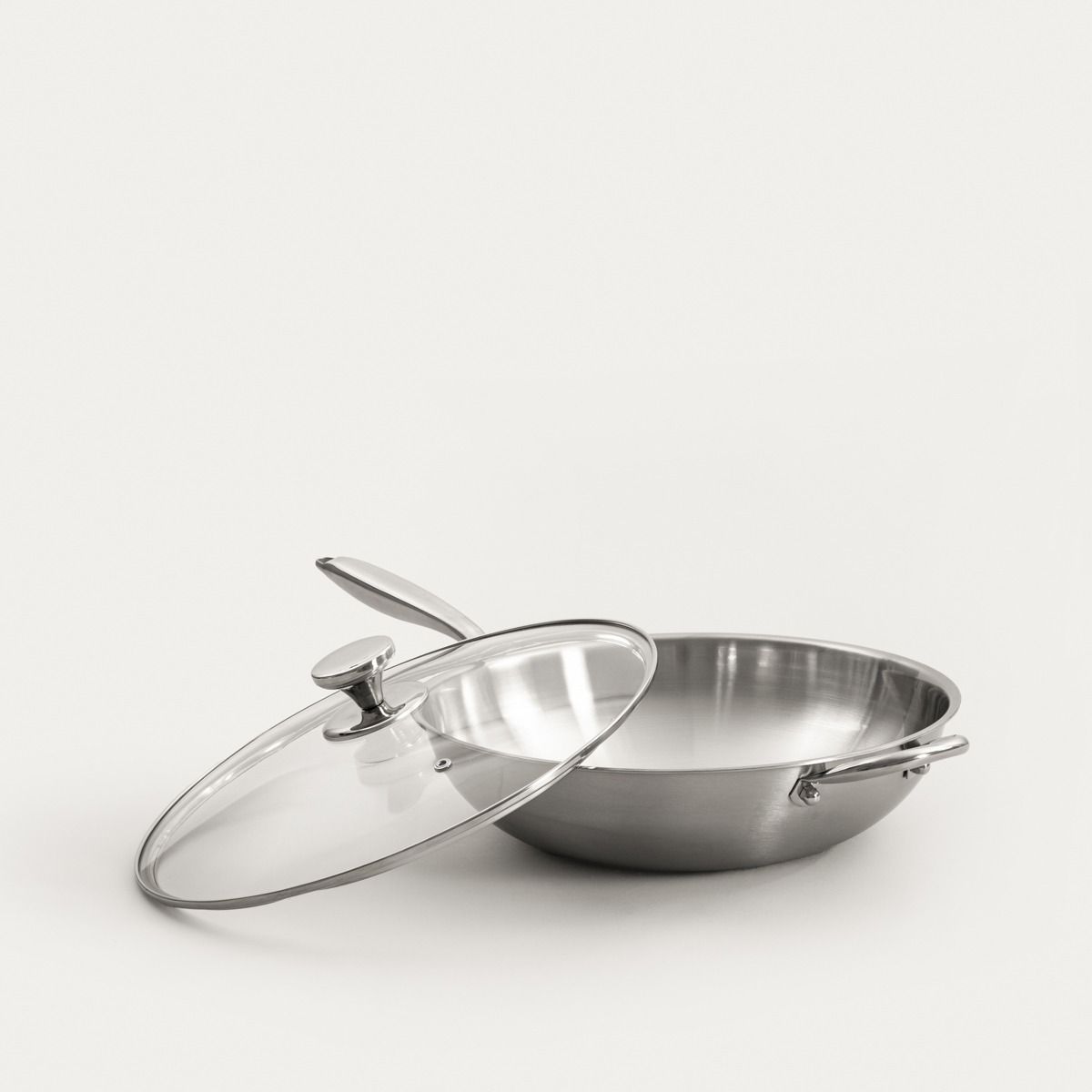 Wok ARDEN ze stali nierdzewnej 34 cm