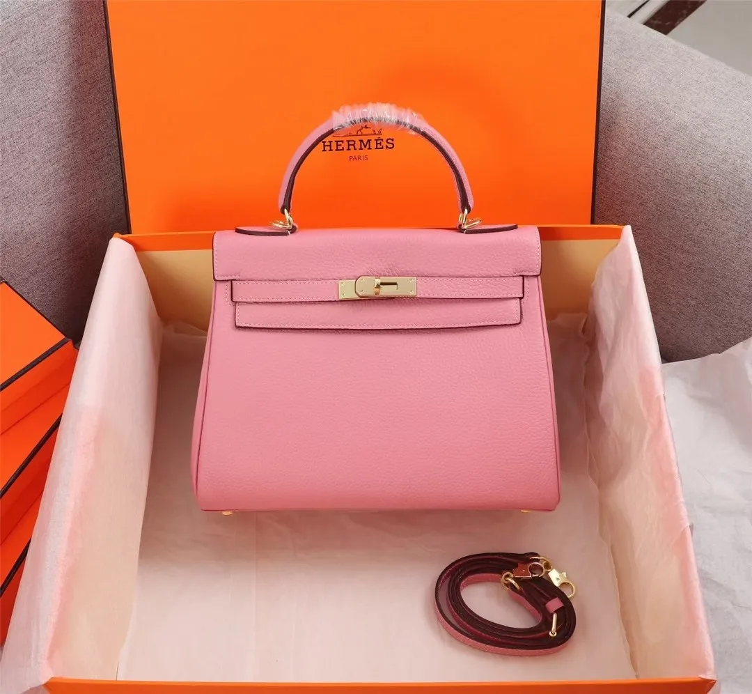 Hermes Kelly Gold Buckle Bag Hanbag-Togo