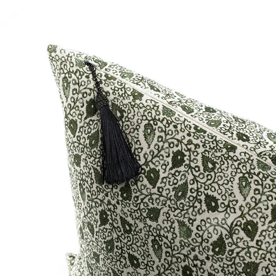 ORIENT EXPRESS - Coussin en lin pur lavé  Hyde Park  50x70