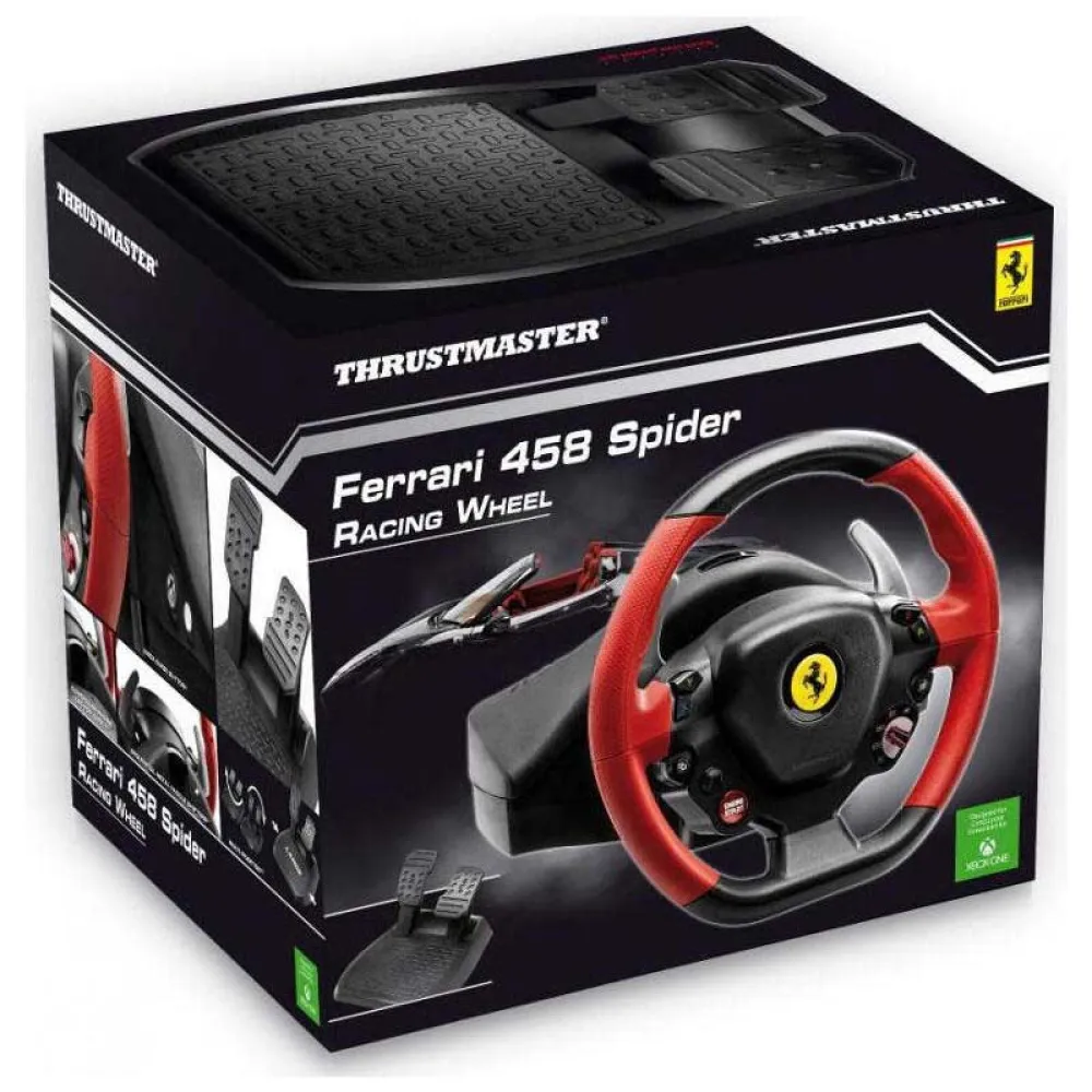 Thrustmaster 458 Spider Xbox One Steering Wheel And Pedals