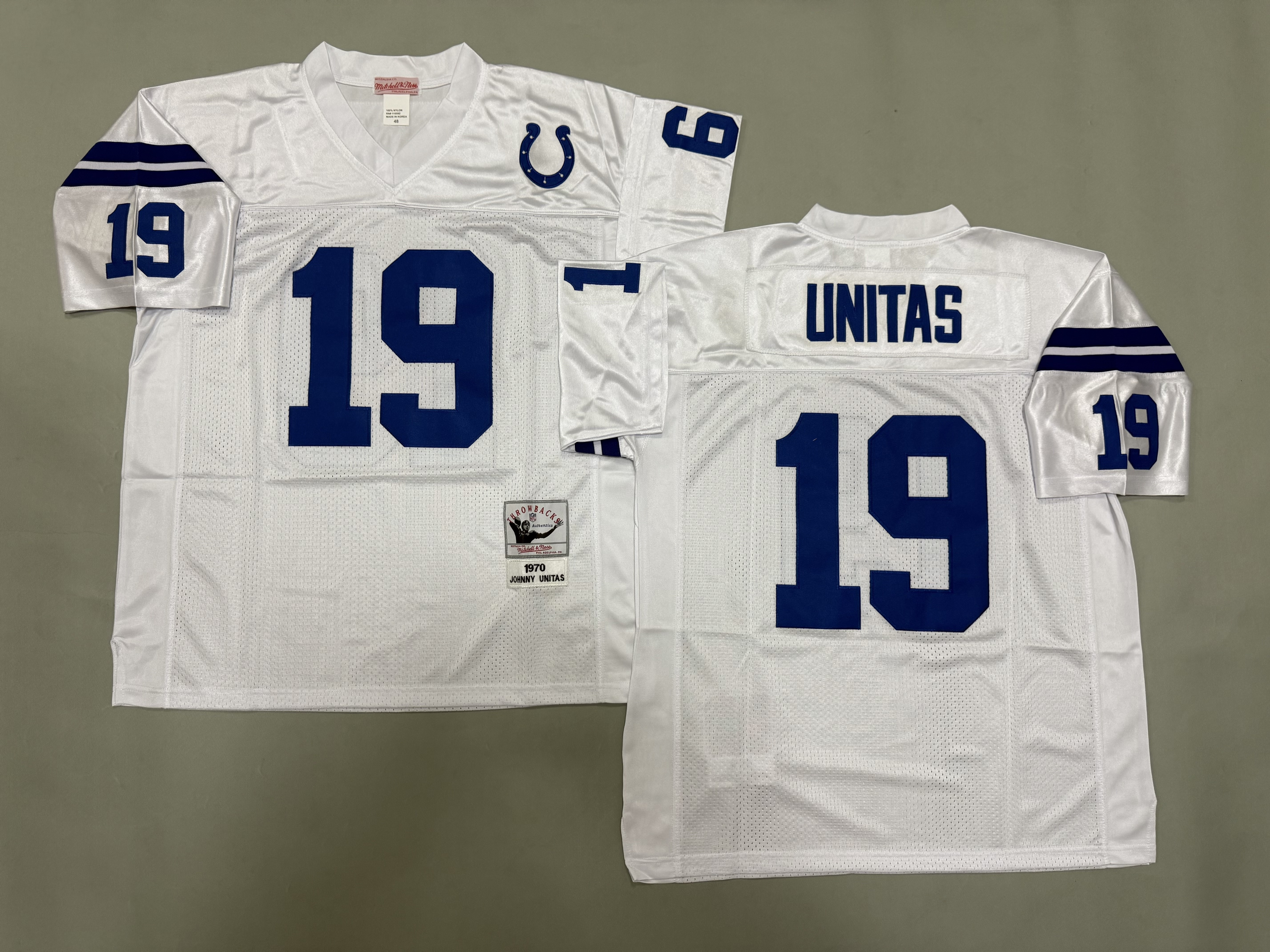 Johnny Unitas Baltimore Colts Authentic Throwback Retired Player Jersey
