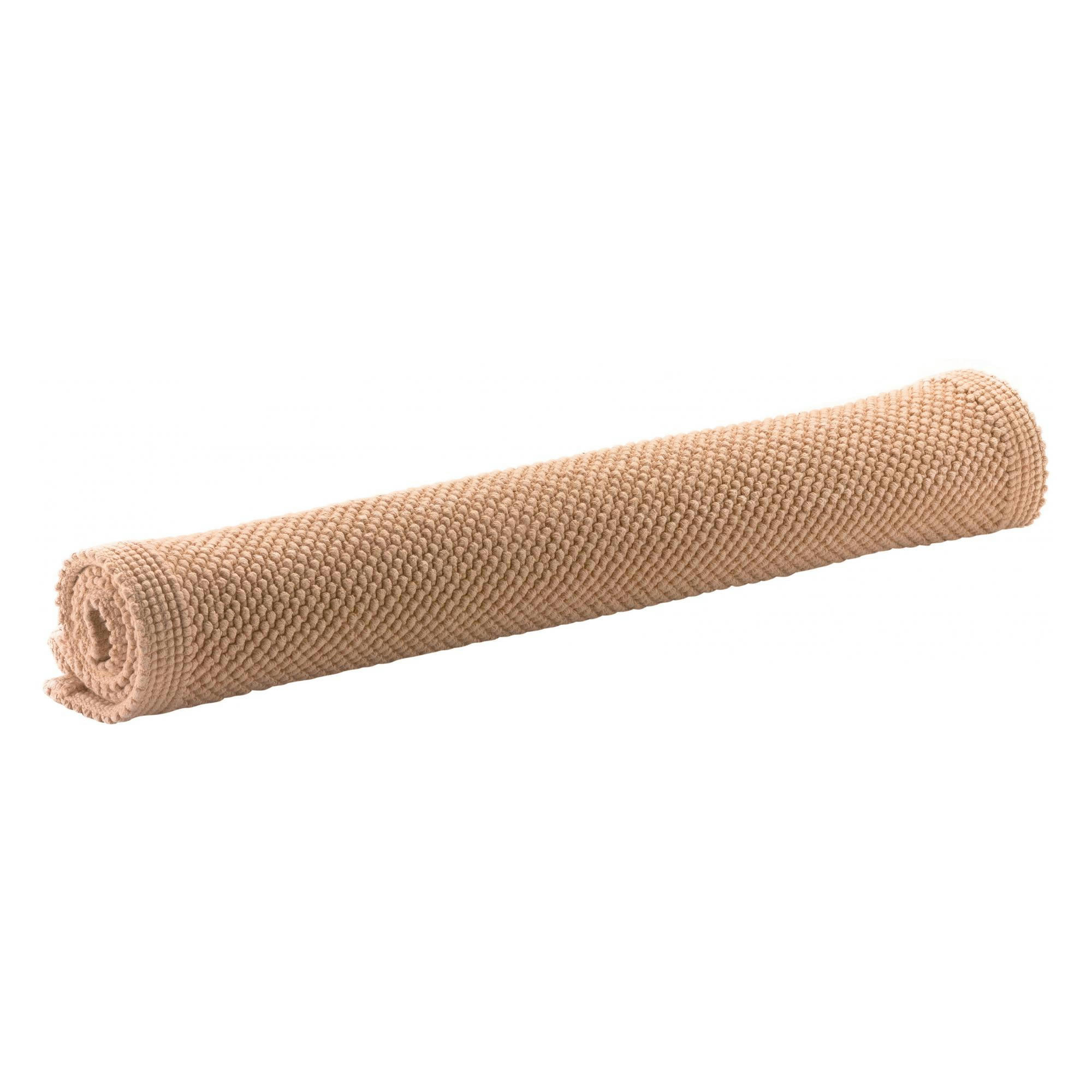 ETIA - Tapis de bain uni  en coton latte 54 x 110