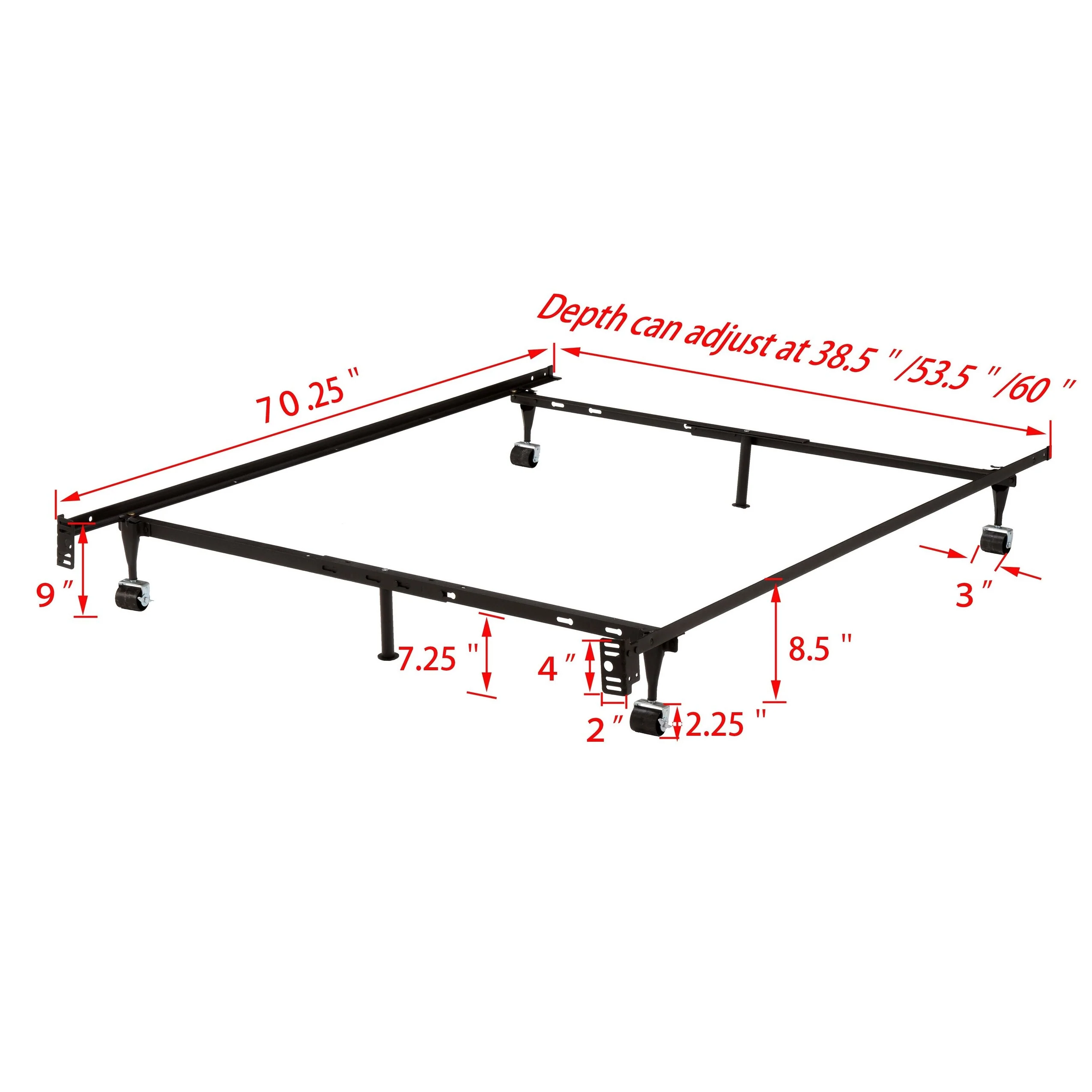 Twin/Full/Queen Metal Bed Frame
