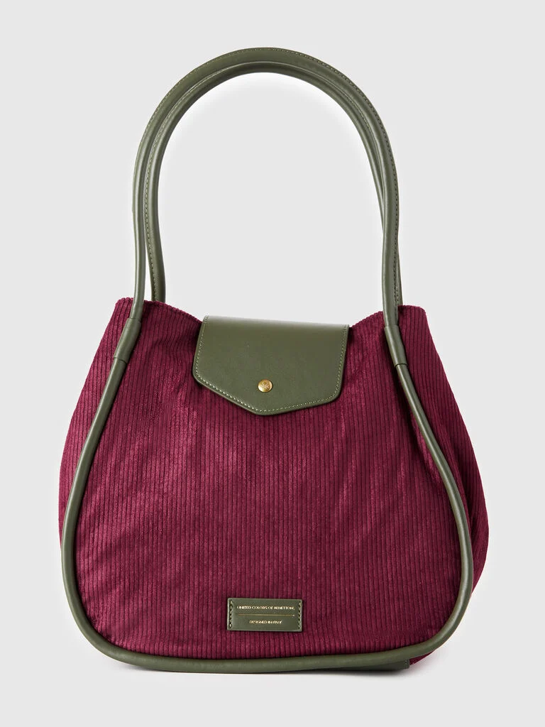 Velvet tote bag