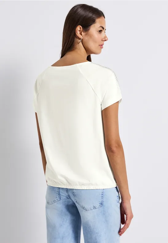 Shirt mit Schulterdetail