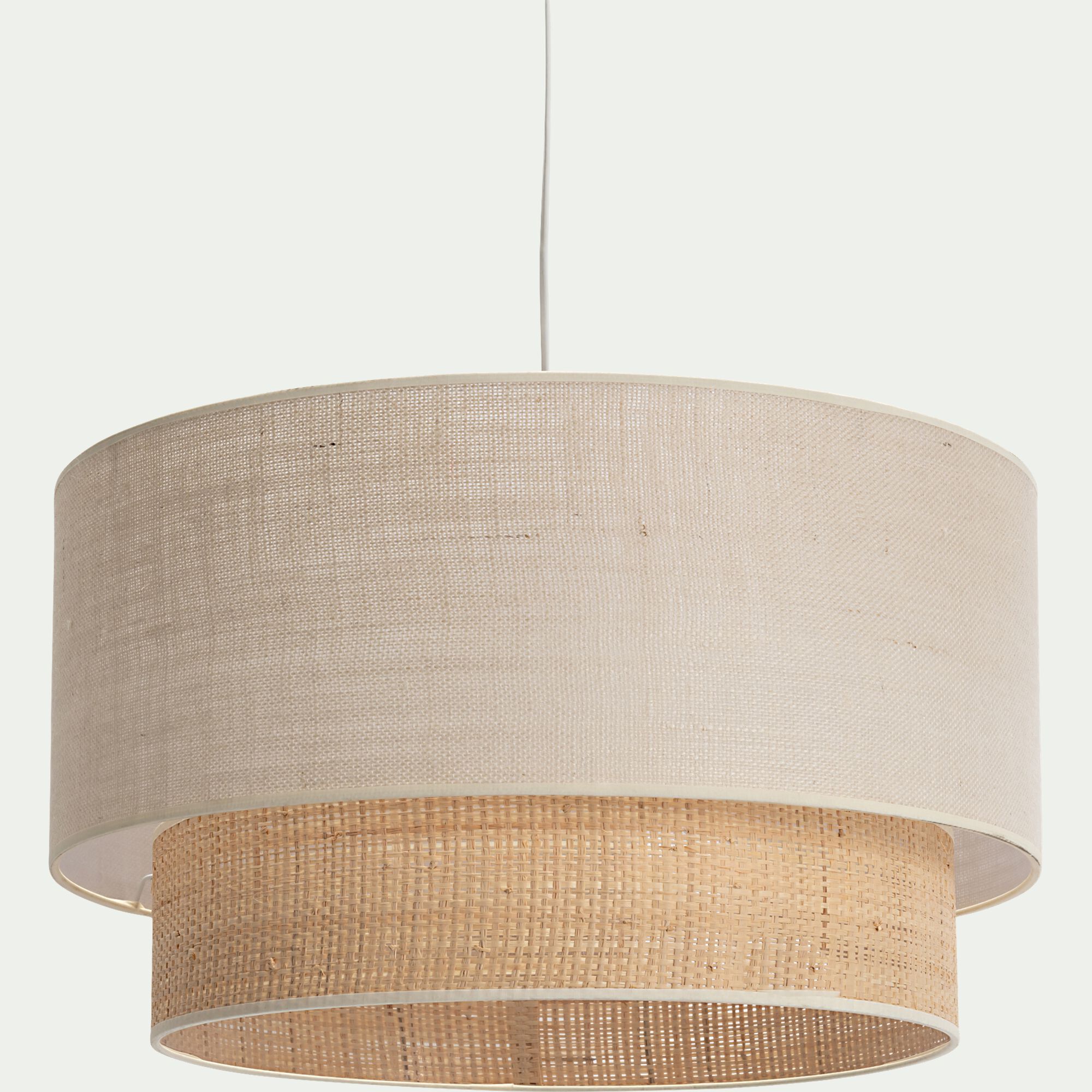 MARKO - Abat-jour cylindrique en jute D50cm - naturel
