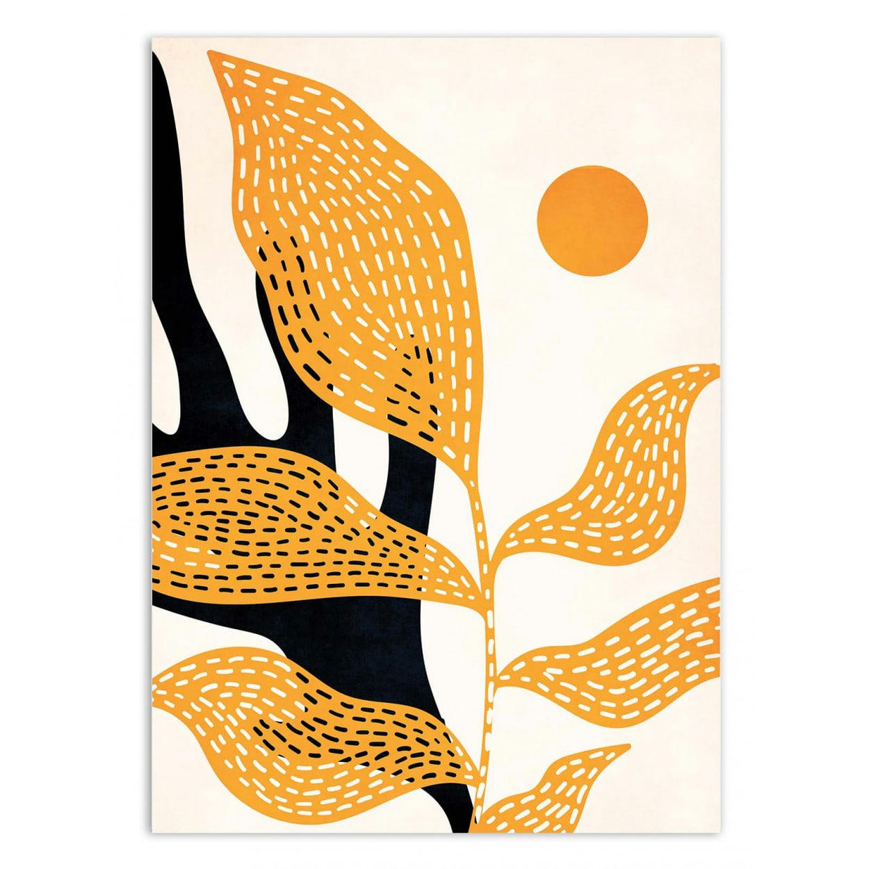 KUBISTIKA - VAN GOGH'S GARDEN - KUBISTIKA - Affiche d'art 50 x 70 cm