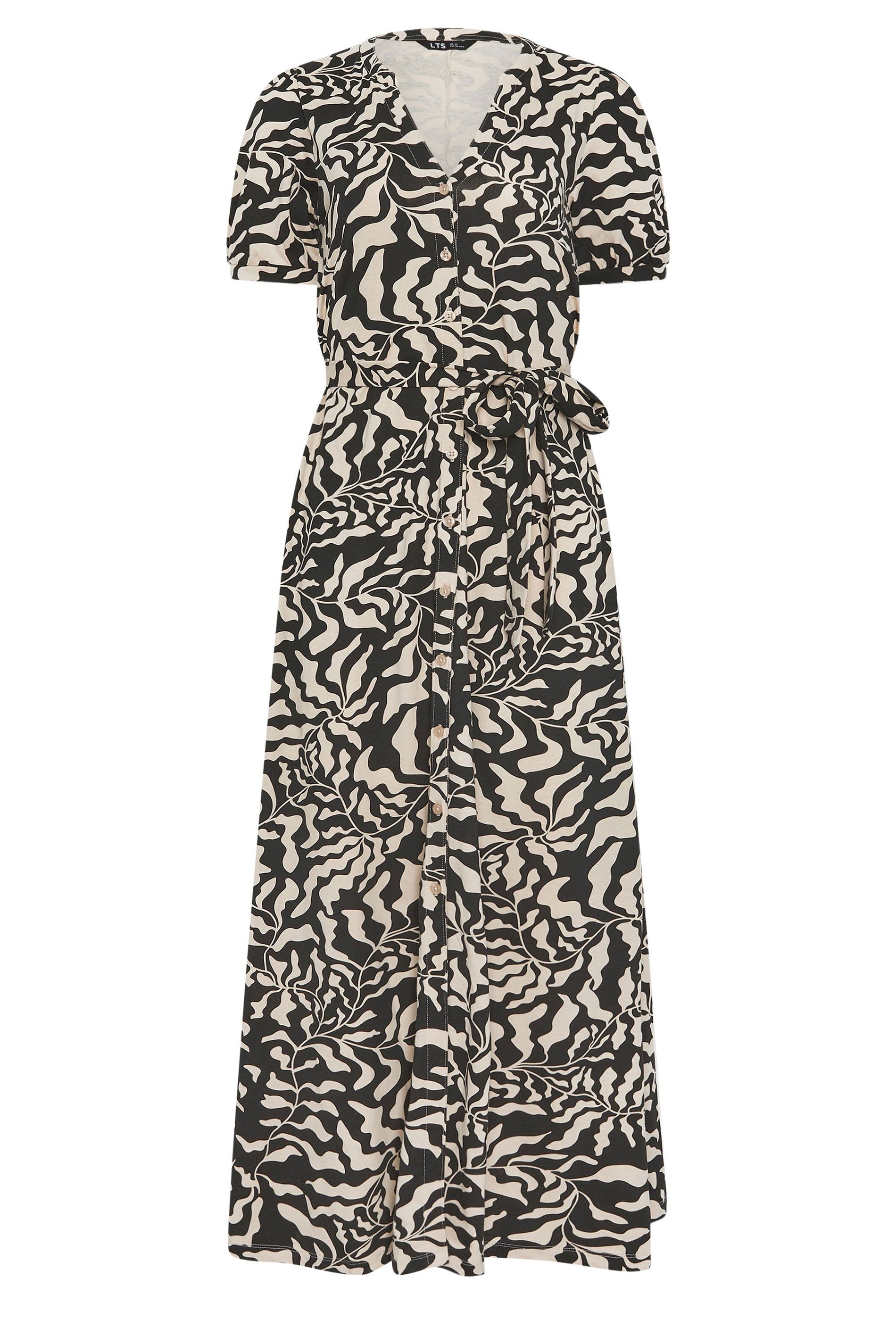 Long Tall Sally Tall Abstract Belted Midi Dress