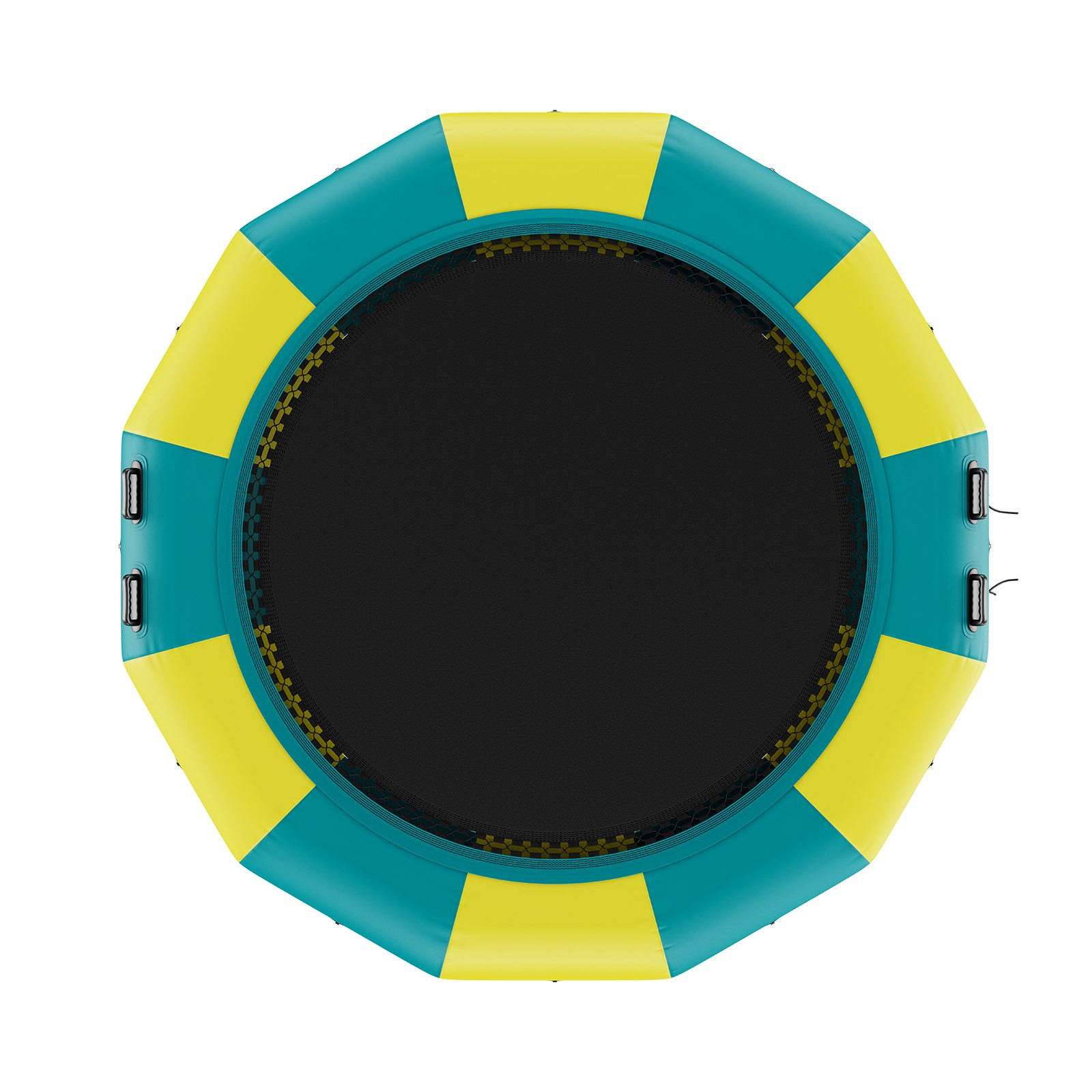 Dmuchana trampolina wodna   pompka elektryczna 415 cm