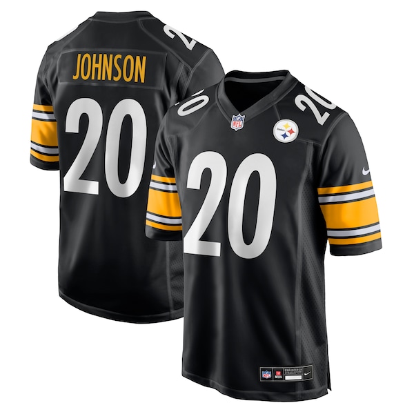Kaleb Johnson Pittsburgh Steelers Nike Team Game Jersey -  Black