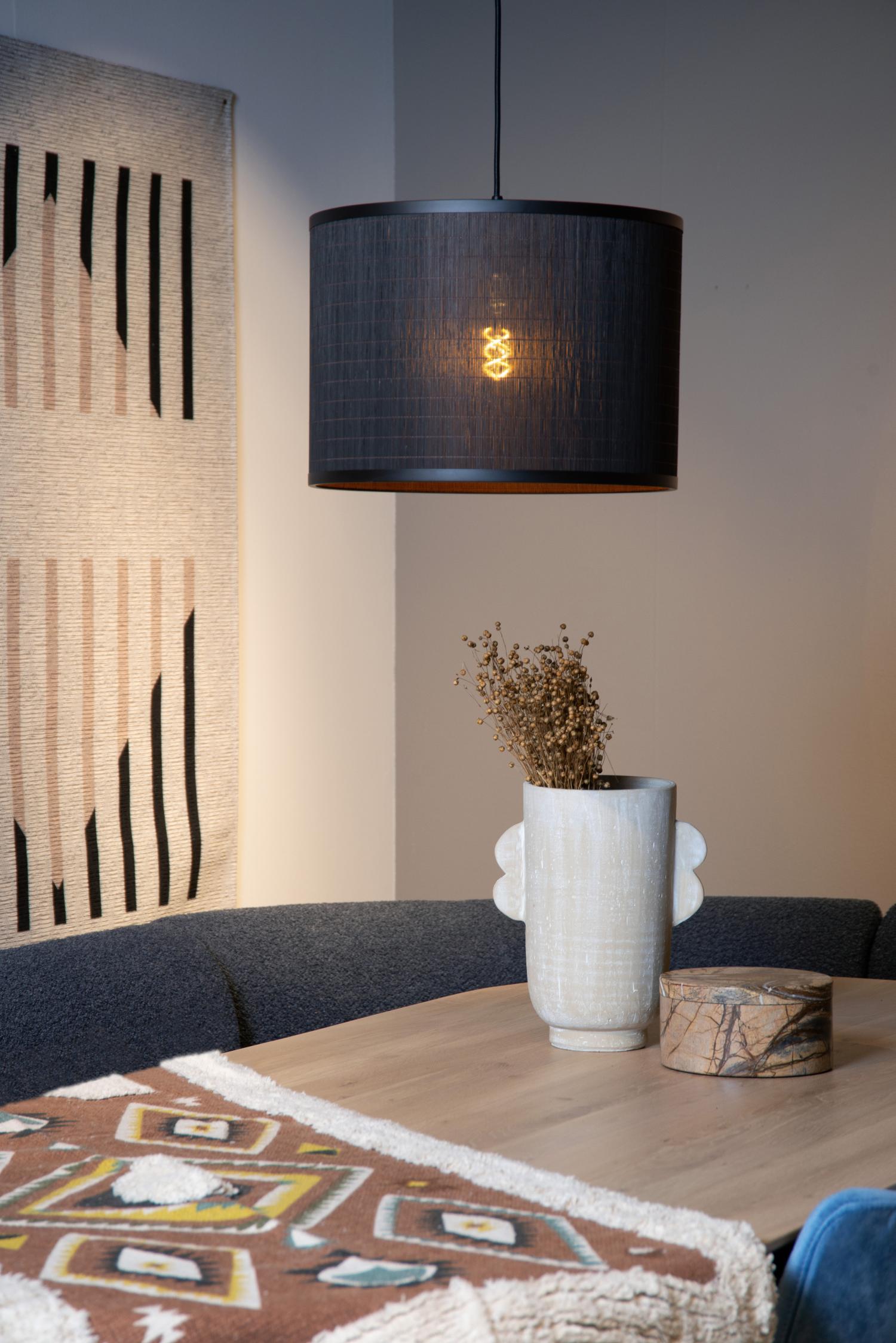 Lucide hanglamp TAGALOG - 1xE27 - Zwart