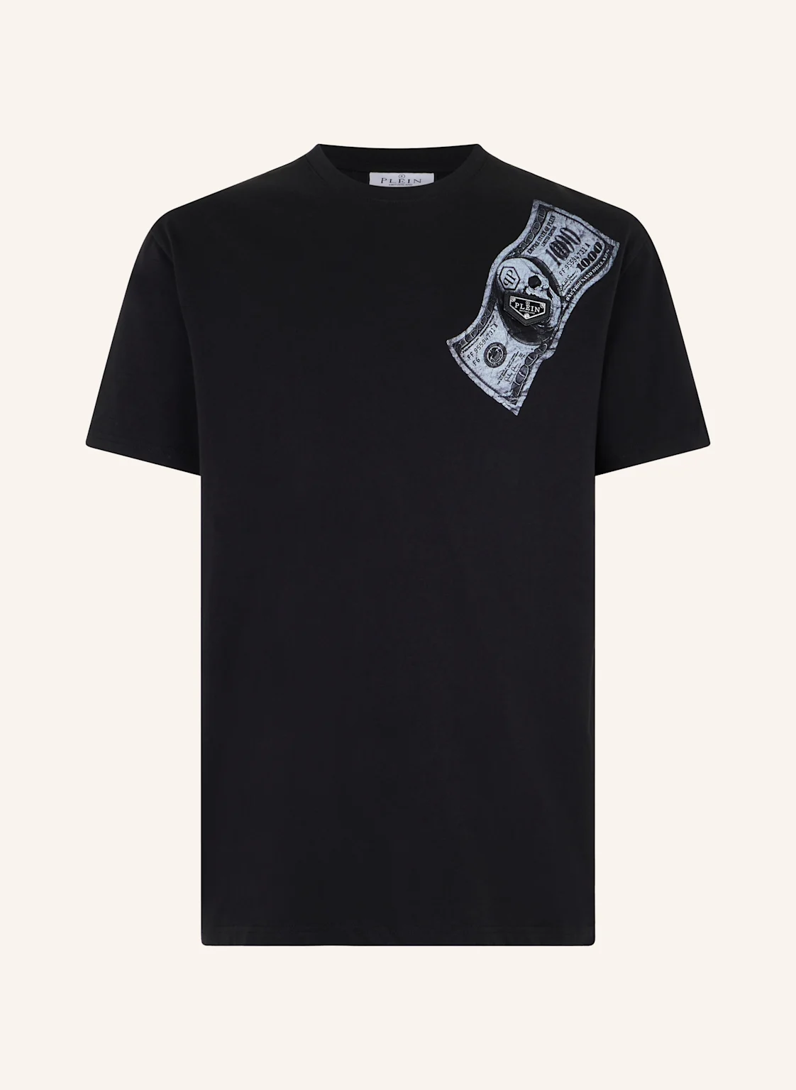 PHILIPP PLEIN Kurzarm-Rundhals-T-Shirt SKULL