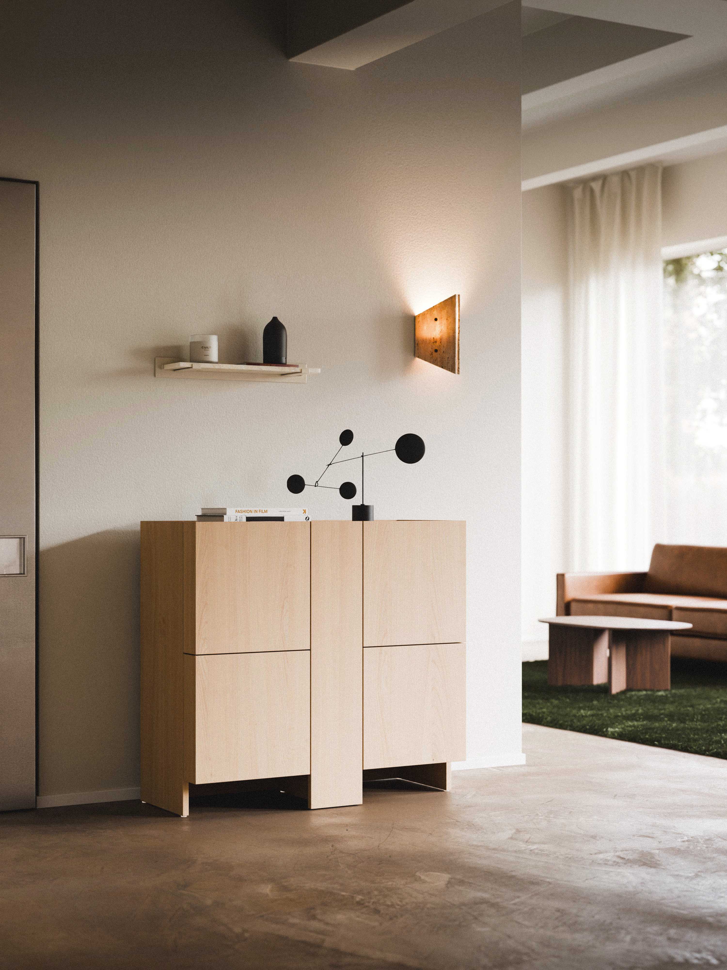 Holz-Highboard Arden