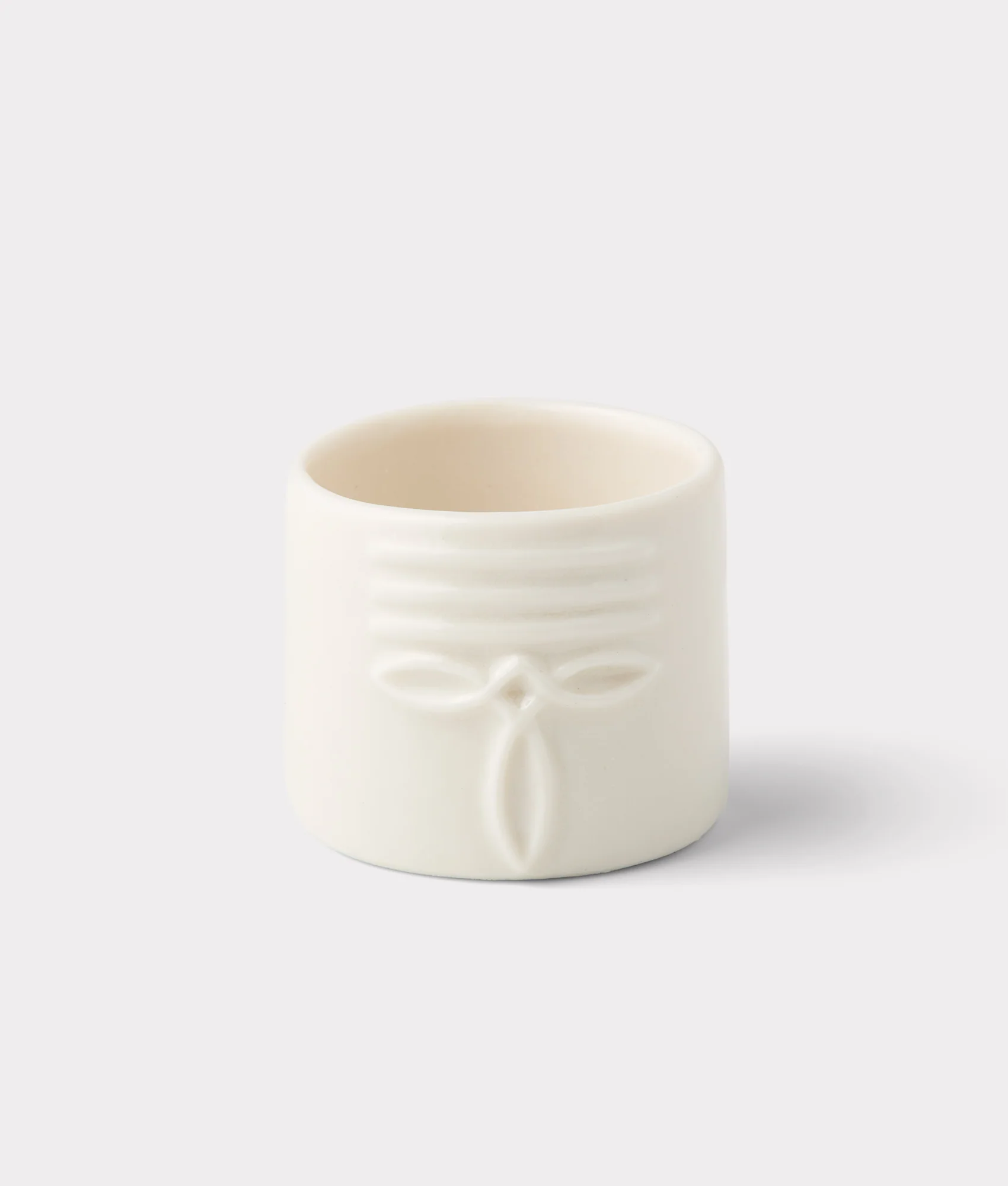 Stackable Medallion Espresso Cup - Natural