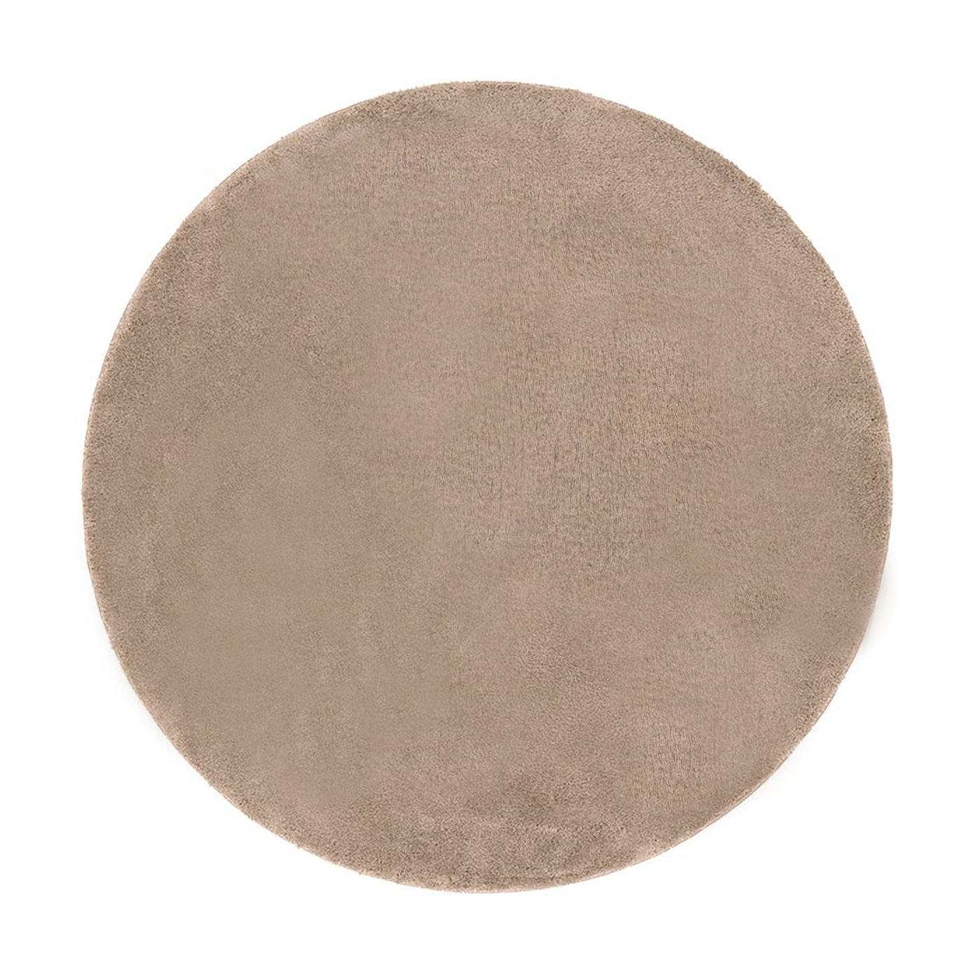 AFK Living vloerkleed Cosy - zeer zacht - kastanje - 120 x 120 cm