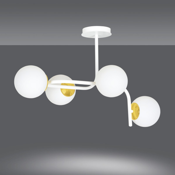 Lampa Sufitowa Ragnar 4A White Gold