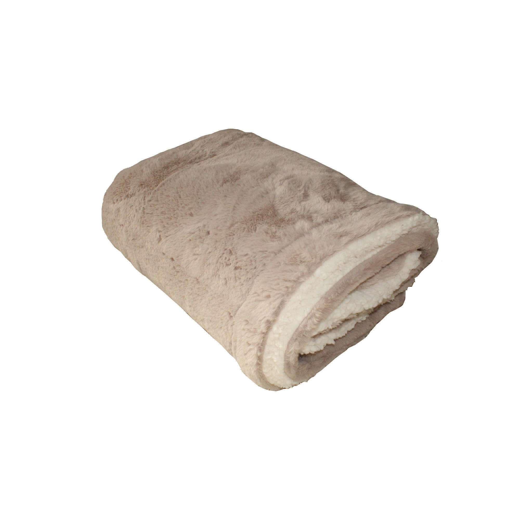 LAPIN - Plaid Polaire doublé imitation 