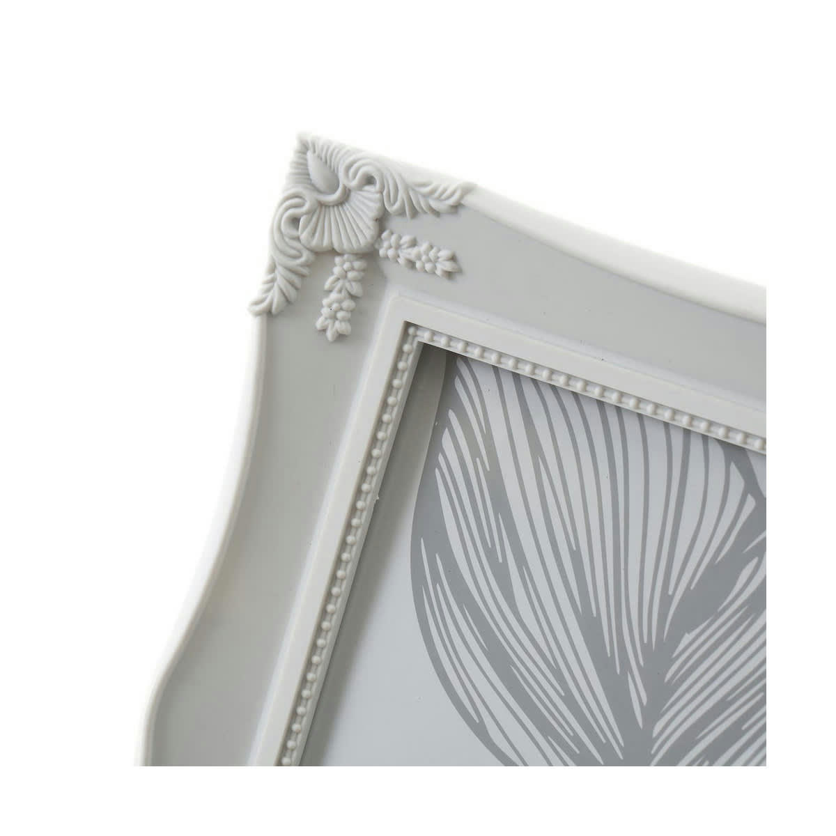 - Cadre photo classique en polypropylène blanc - 18x2x23cm