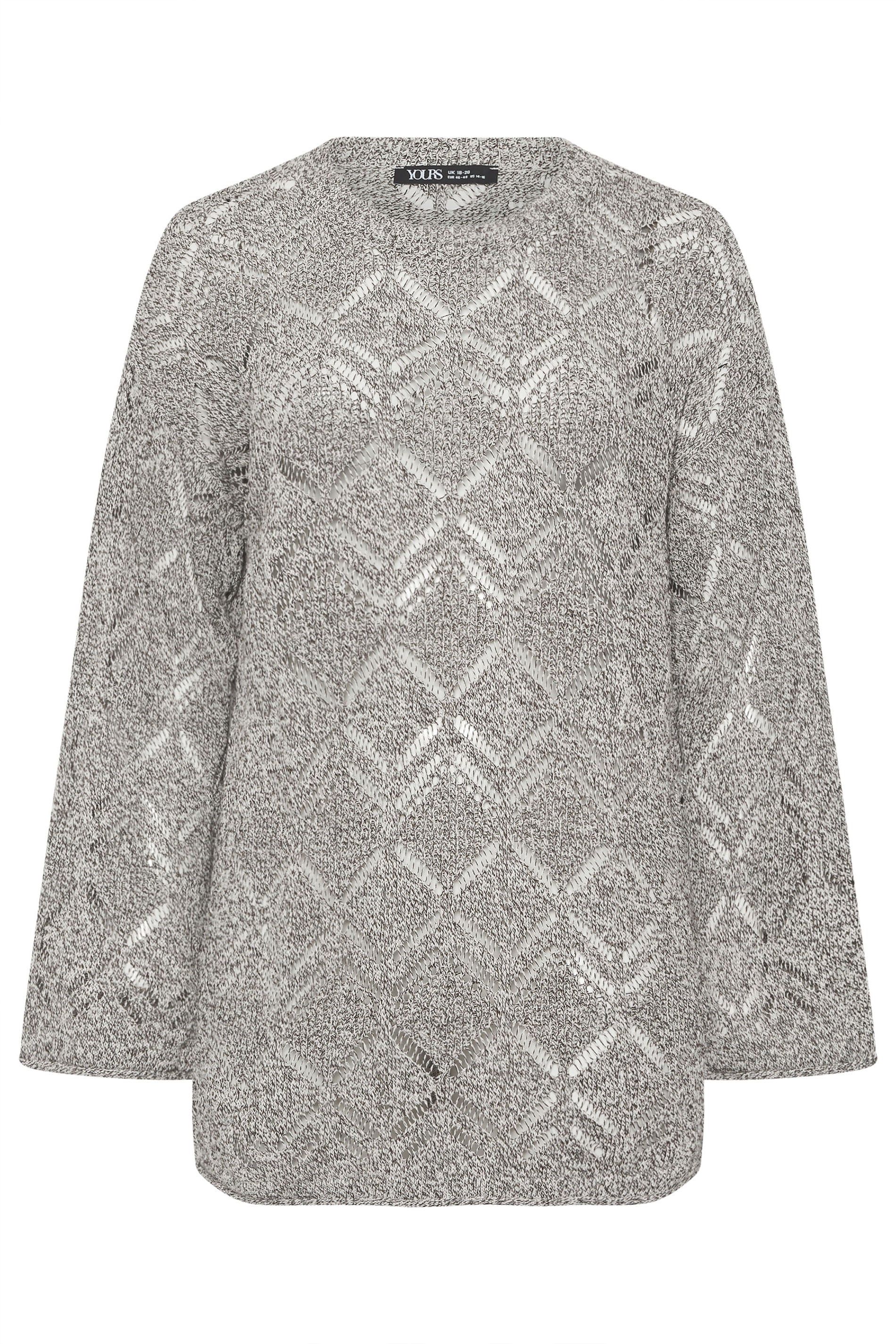 Yours Pointelle Knitted Jumper