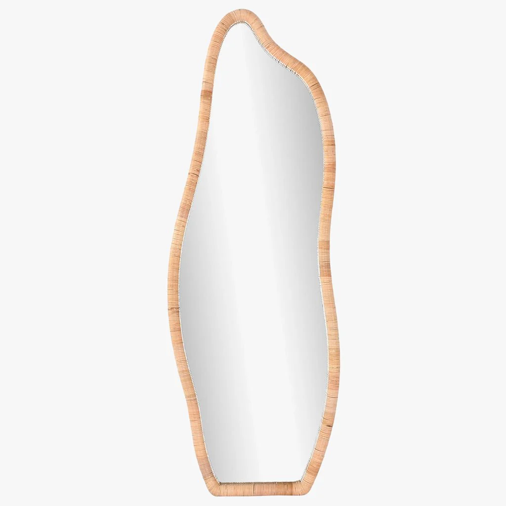 Espelho Organico Rattan 53x150 PALHA