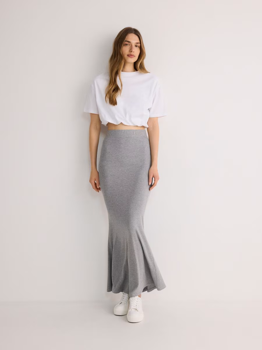 Viscose Rich Jersey Skirt