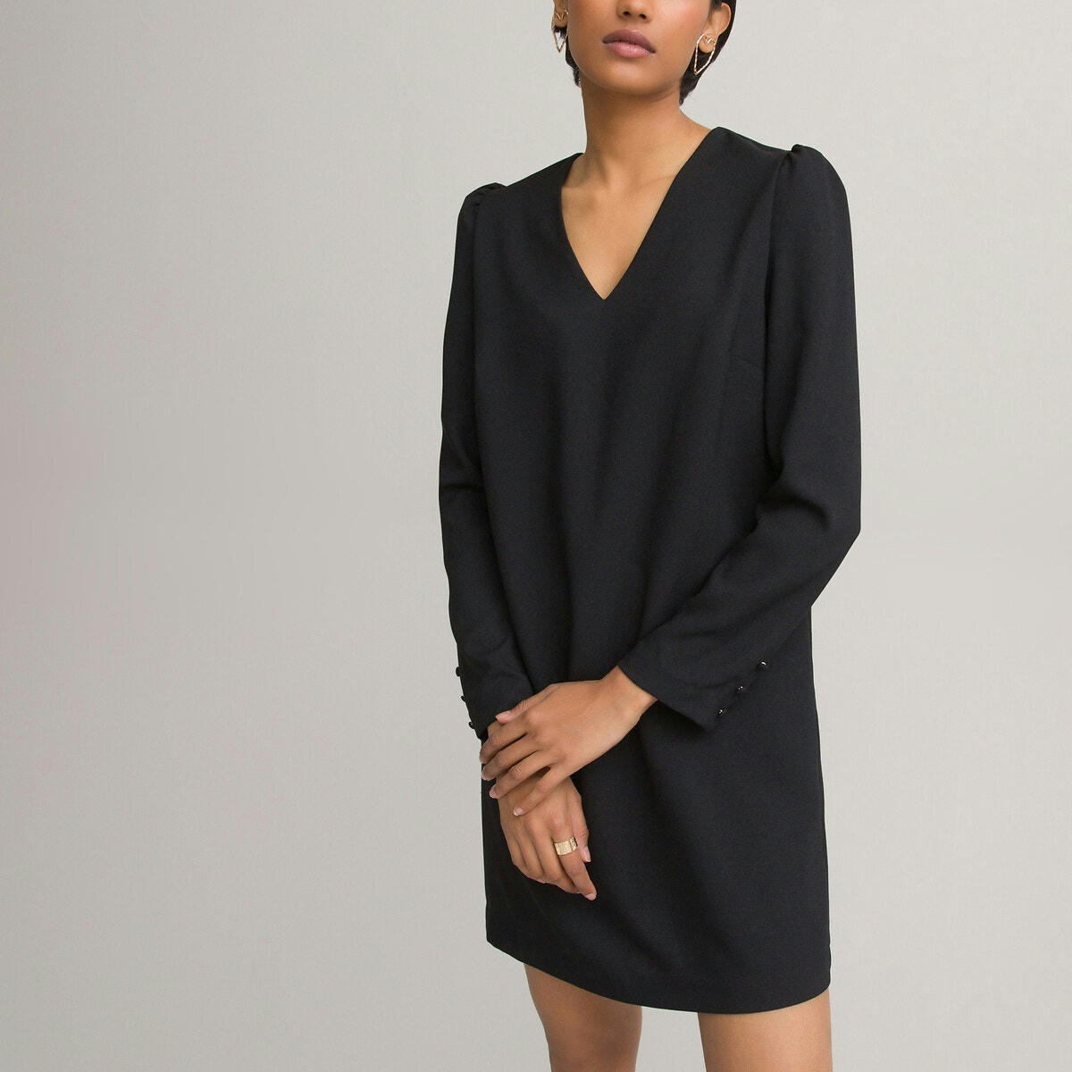 Robe droite polyester recyclé La Redoute x You