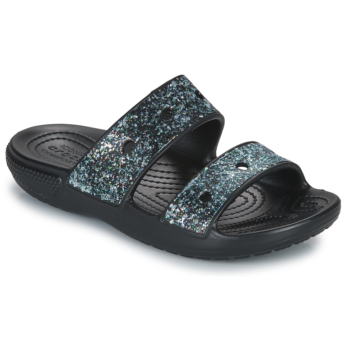 Crocs - Classic Crocs Glitter Sandal K - Black