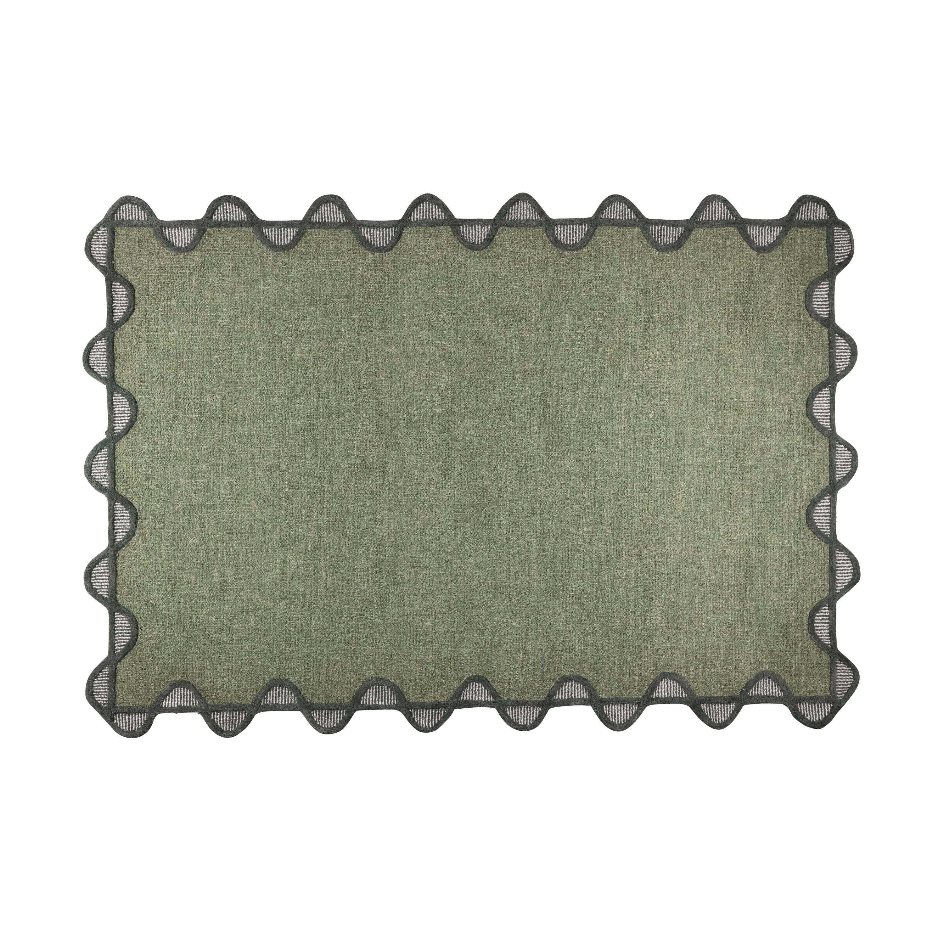 Bold Monkey Sugar Lines Vloerkleed 160 x 230 cm - Groen