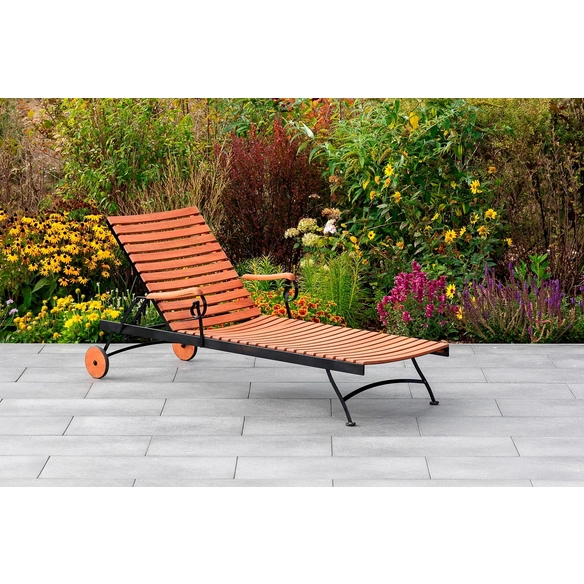 Ausziehtisch, BxHxT: 100 x 74 x 120 cm, Tischplatte: Akazienholz