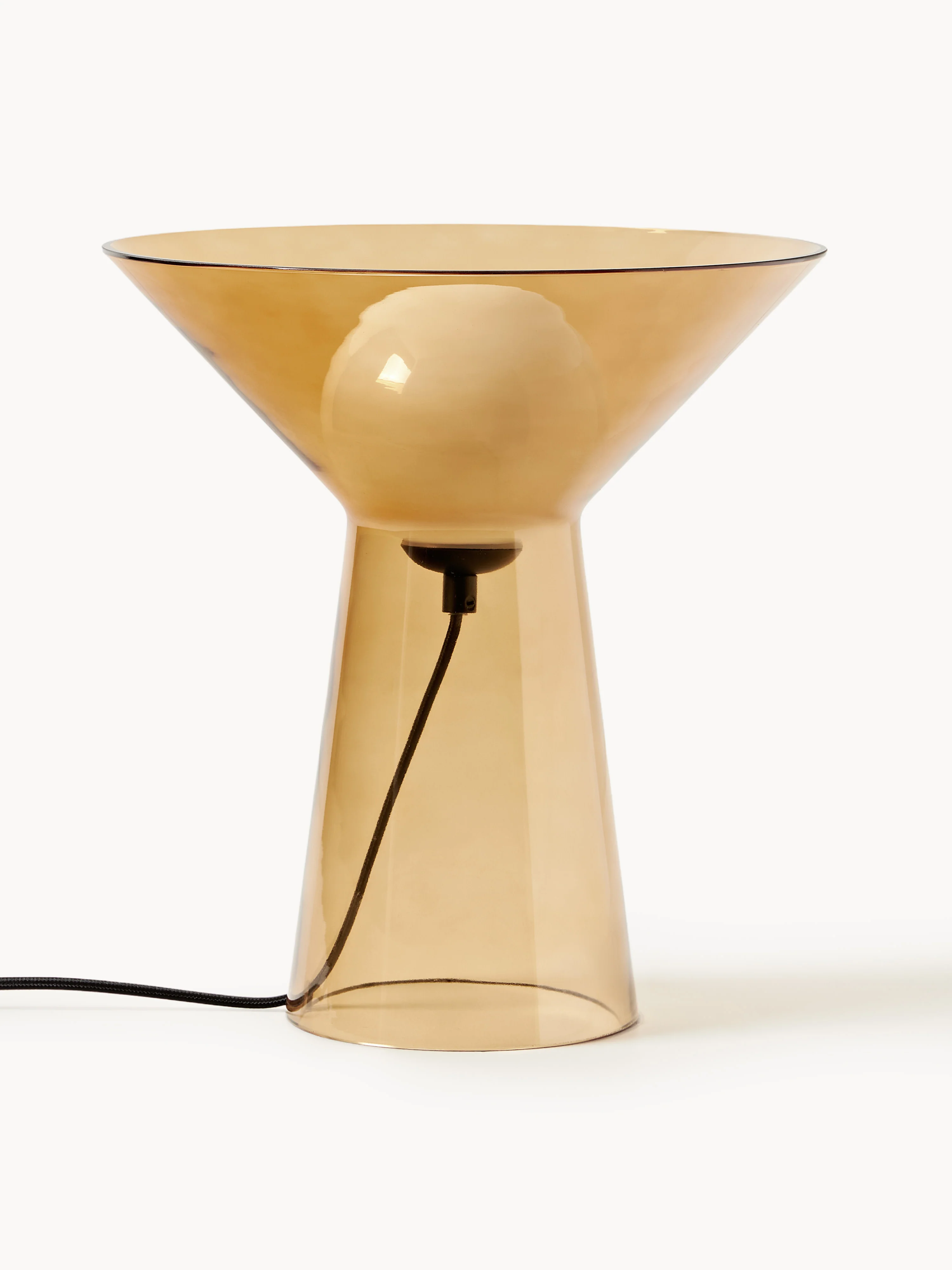 Kleine Glas-Tischlampe Marley