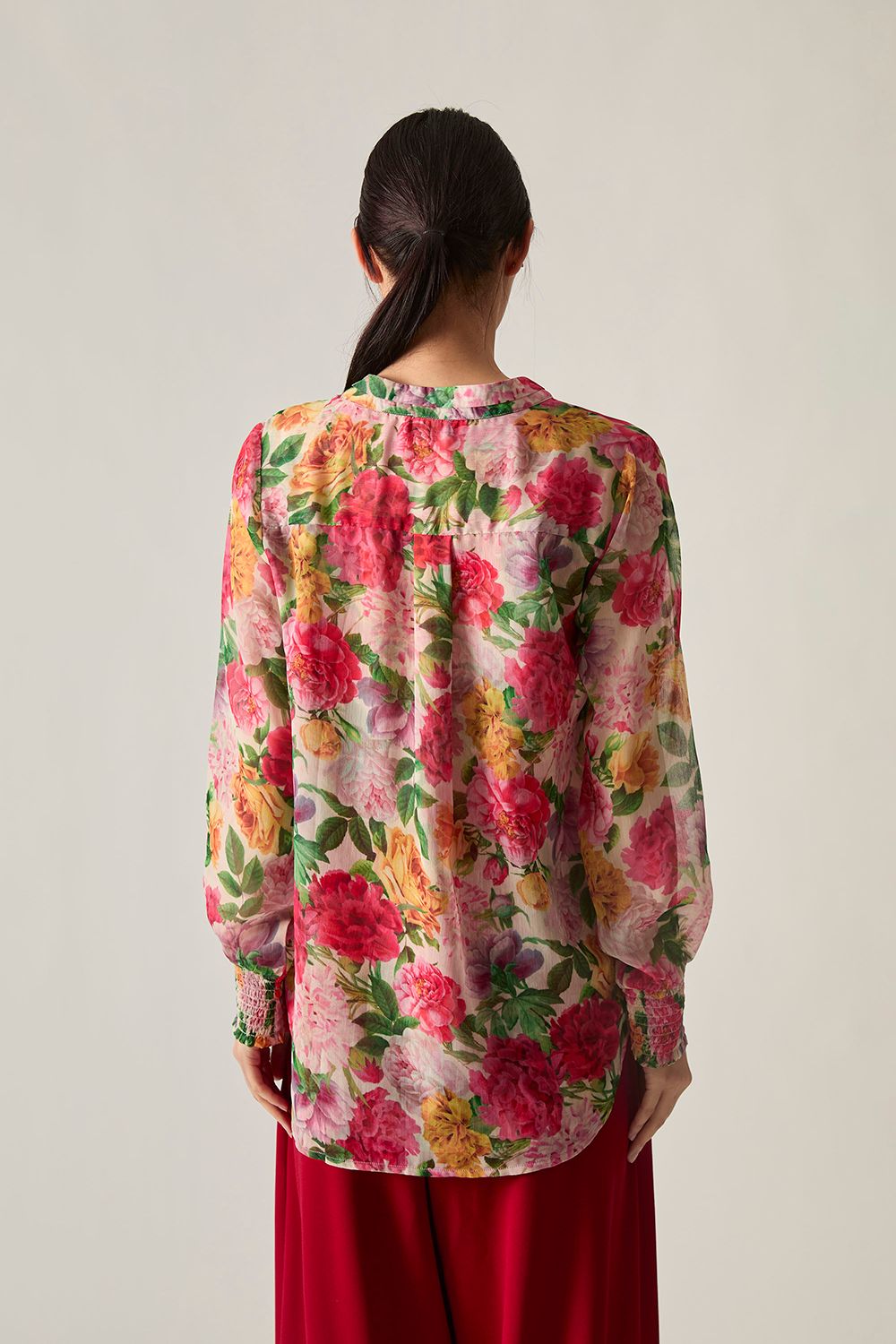 James Lakeland Botanical Floral Print Blouse