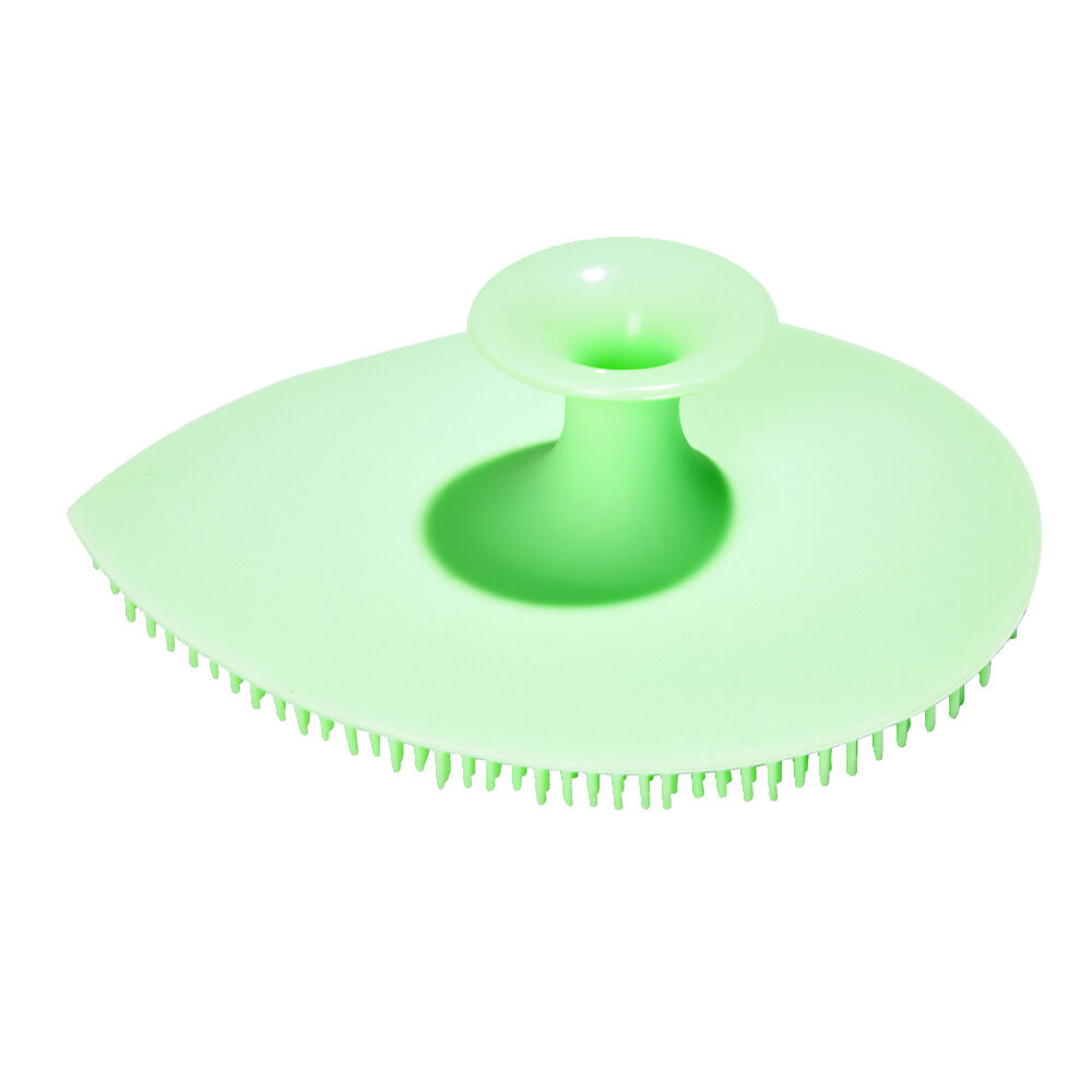 Brosse nettoyante visage en silicone et éponge