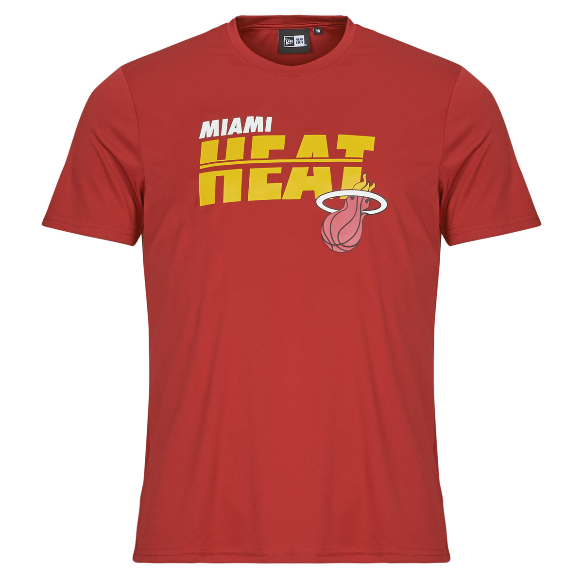 New-Era - NBA ESSENTIALS TEE MIAMI HEAT - Red