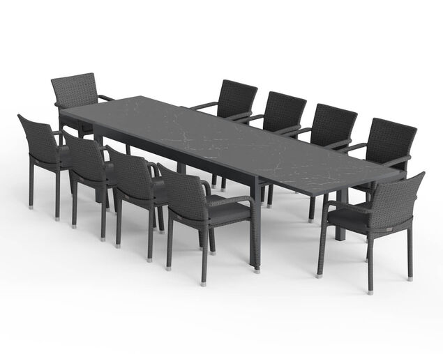 Avalon-Sinta 11 Piece Dining Setting